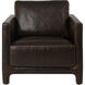 Rodney Chocolate Leather Lounge Chair